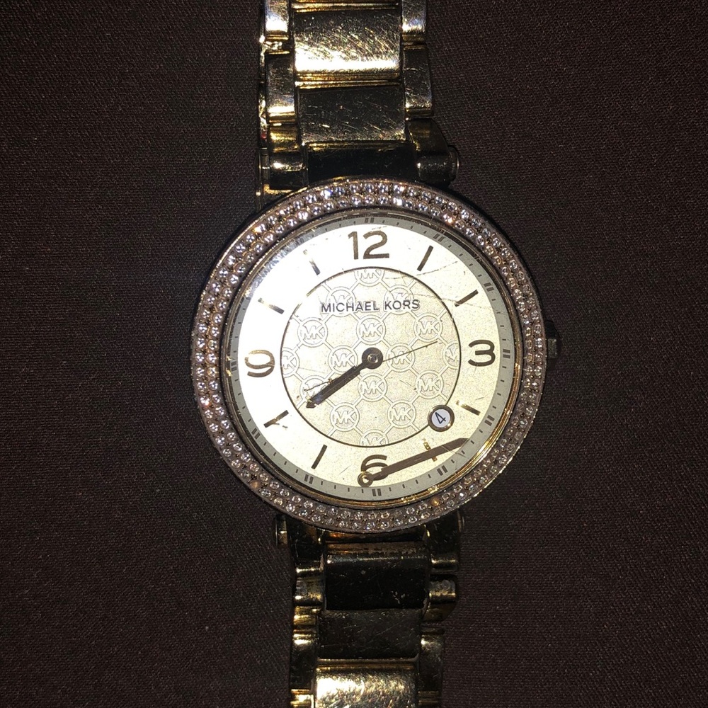 Gold Michael Kors watch